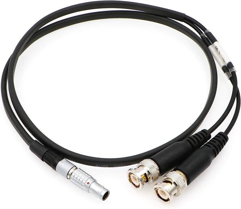 Uonecn Sound Devices XL-LB2 Timecode Input Output Cable 5 Pin Male to BNC - Image 1